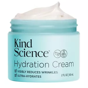 (FULL SZ) Kind Science - Ellen DeGeneres Hydration Cream, Wrinkles, Hydrates 2oz - Picture 1 of 7