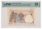 FRENCH WEST AFRICA banknote 25 Francs 1938 PMG VF 25 Very Fine