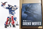 In Hand! New Transforms RP-46 Soundwave &amp; 3 tapes set Robot Figure Toy Model