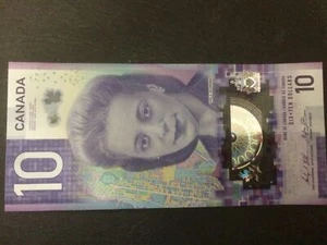 Canadá Viola Desmond $10 GEMA UNC nuevo polímero papel moneda billete de banco - Imagen 1 de 2
