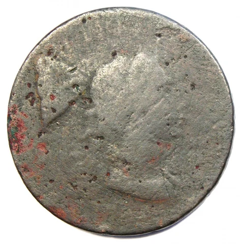 1794 Head of 1793 Liberty Cap Large Cent 1C Copper Coin - Rare Early Coin! Cover
