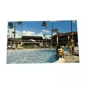 Tarjeta publicitaria de colección Islander Inns Kauai and Kona Hawaii B226 - Imagen 1 de 2