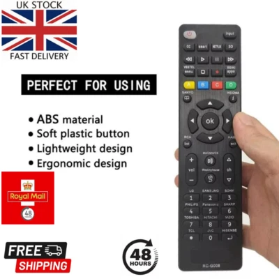 Universal Remote Control For All Devices Perfect UK TV Replacement Controller - Image 1 of 4