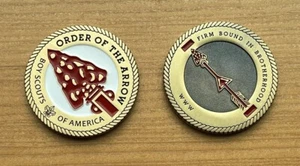 VIGIL HONOR OA CHALLENGE COIN Order of the Arrow Boy Scout Award Engravable Gift - Picture 1 of 2