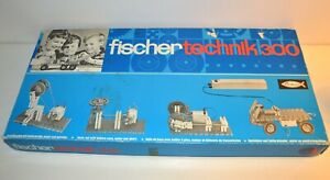 Ancienne boite de jouet construction FISCHER TECHNIK 300 Germany Vintage 70