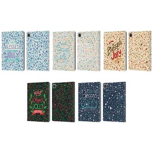 HEAD CASE DESIGNS BLESSED CHRISTMAS LEATHER BOOK WALLET CASE FOR APPLE iPAD - Picture 1 of 11