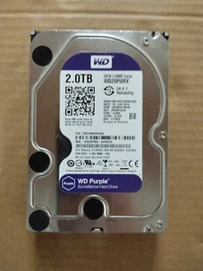 Western Digital WD Purple 2TB WD20PURX 5400Rpm 64MB 3,5 " Pouces - Photo 1/2