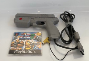 Namco NPC-103 Light Gun & Point Blank 2 Bundle For Playstation 1 PSX Bundle