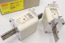 SIBA NH3 200A 500V 2000513.200 NH Sicherungseinsatz 2000513200 NEU