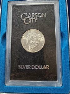 🌟 1883-CC BU UNC Carson City Morgan Silver Dollar $1 Coin GSA CASE & BOX NO-COA - Picture 1 of 4