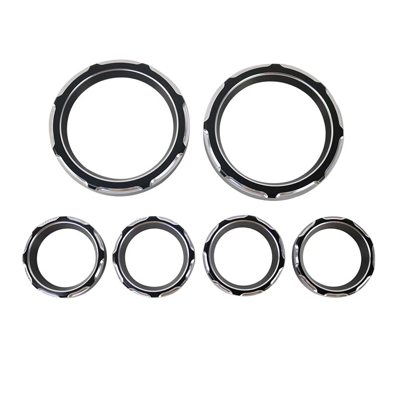 Kit de bisel de ráfaga medidor velocímetro para Harley Electra Street Tri Glide FLHT 96-13 Foto 1 de 4