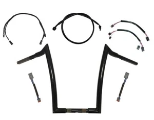 Harley Street Bob ABS Monkey Bars Handlebar Kit Streetbob 12,14-16" 2018-2023 - Picture 1 of 9