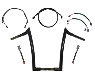 Kit de manillar Harley Street Bob ABS Monkey Bars Streetbob 12,14-16" 2018-2023 Foto 1 de 4