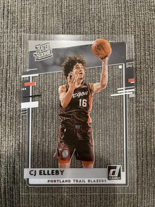 2020-21 Panini Donruss Clearly Basketball NBA 83 CJ Elleby Base RC Trail Blazers