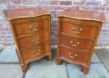 PAIR OF AND SO TO BED ECLECTIC BEDSIDE CHESTS TABLES 2 ANTIQUE GEORGIAN STYLE  