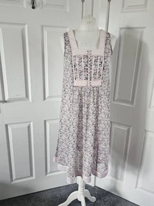 Fine Feathers Henley In Arden Liberty Print Dress Size 12** Vintage 1970s Folk - Picture 1 of 12
