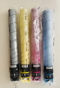 TN328/626 High Yield Toner Cartridges 4-Pack for Konica Minolta B - Picture 1 of 8