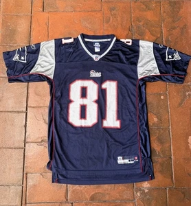 Vintage Reebok Randy Moss New England Patriots #81 On Field Trikot Herren Large - Bild 1 von 16