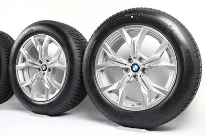 Original BMW X3 G45 Winterräder 18 Zoll 921 Y-Speiche 5A6F0F9 46775 - Bild 1 von 4