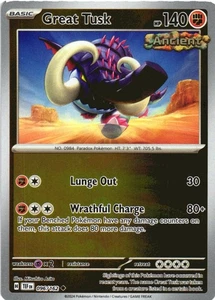 Great Tusk - Uncommon SV05: Temporal Forces 096/162 LP - Picture 1 of 2