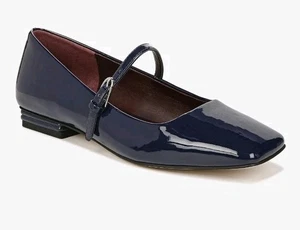 Franco Sarto Tinsley Women's Slip On Saphire Blue Patent Sz 9 M Mary Jane - Picture 1 of 5