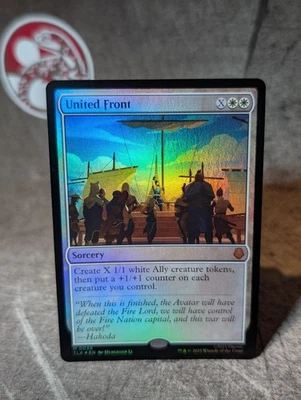 MTG, United Front (#0039, Avatar: The Last Airbender, Foil, NM Mythic Sorcery - Image 1 of 4