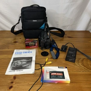 Vintage 1993 Sony Handycam Video Hi8 CCD-TR101 Packages See Description - Picture 1 of 14