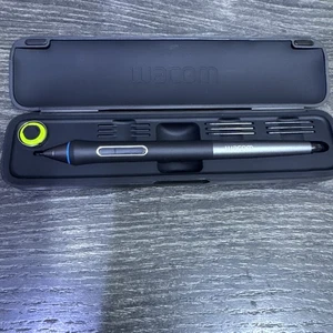 Wacom Pro Pen KP-503E z etui zapasowe stalówki czarno-szary do Cintiq - Zdjęcie 1 z 9