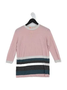 Ted Baker Women's Jumper UK 8 Pink Viscose with Other, Polyester Pullover - Picture 1 of 6