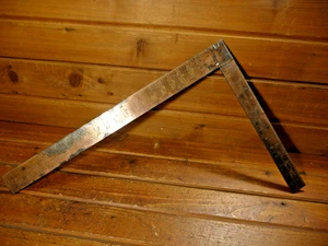 Vintage Take Down Metallrahmen eckig antik - Bild 1 von 18