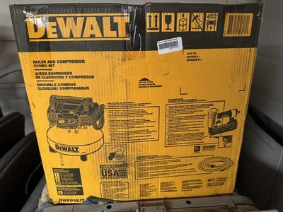 DeWALT DWFP1KIT 165 PSI 18 Gauge 2-1/8" Pneumatic Nailer w/Compressor Combo Kit - Image 1 of 4