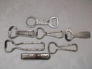 Lotto 7 apribottiglie bibite e birra vintage, pubblicità - Foto 1 di 10