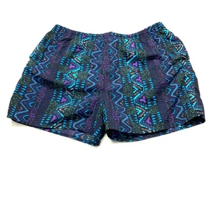 Vintage Passport Swim Trunks Mens XL Multicolor Geometric High Rise Swimwear - Picture 1 of 16
