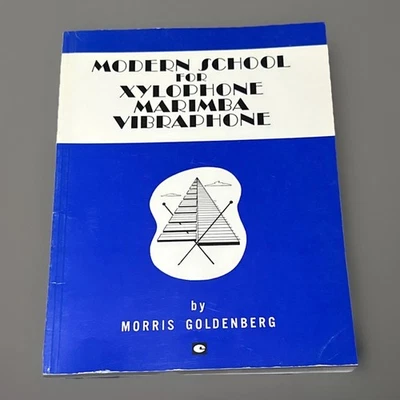 MODERN SCHOOL FOR XYLOPHONE-MARIMBA-VIBRAPHONE MUSIC BOOK-MORRIS GOLDENBURG - Image 1 of 2