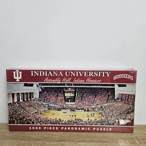 Indiana University Jigsaw Puzzle Assembly Hall 1000 Piece Panoramic Hoosiers New - Picture 1 of 10
