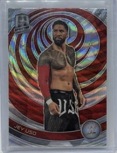 Jey Uso - 2023 Panini YEET Chronicles Spectra WWE SmackDown Silver Wave #395 - Picture 1 of 2