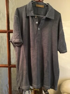 TOP BY AZZARO POLO SIZE XL COLOUR AIRFORCE BLUE SHORT SLEEVES - Picture 1 of 10