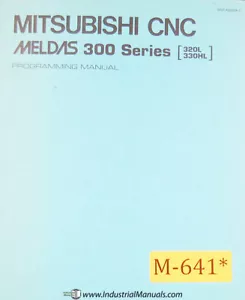 Mitsubishi Meldas 300 Serie 320L 330HL, manual de programación centro de máquina - Imagen 1 de 5