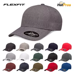 Flexfit Delta 180 Seamless Carbon Cap Fitted Baseball Hat Performance Blank - Picture 1 of 51