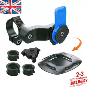 Universal 360° Rotating Motor Bike Bicycle Phone Rack Device Set Mount Holder UK - Picture 1 of 8