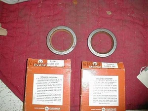 NOS MOPAR 1955-71 FRONT HUB DUST SEALS WITH 10 INCH BRAKES - Picture 1 of 1