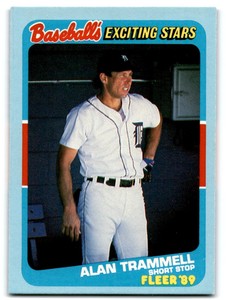 1989 Fleer Exciting Stars Alan Trammell Detroit Tigers #41