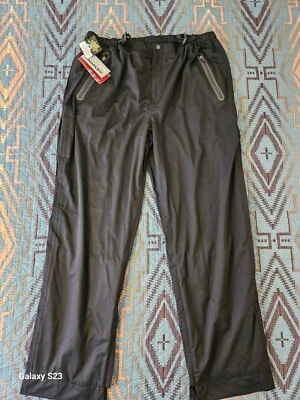 Pantalones Sun Mountain Rainflex 100 % impermeables nuevos con etiquetas. Hombre XXL. Cintura flexible... Foto 1 de 4