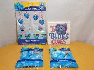 Blue's Clues & You Party Decoration Kit, Napkins & Balloons Helium Quality - Picture 1 of 9