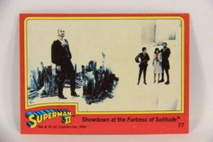 Superman 2 Topps 1980 Card #77 Showdown At The Fortress Of Solitude ENG L017218 - Picture 1 of 2
