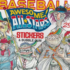 1988 Leaf Awesome All-Stars Card Stickers - Pick Your Card