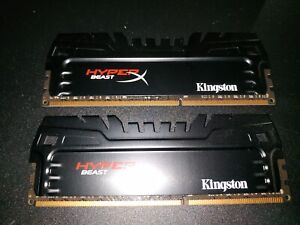 16GB DDR3 2400MHz (2x8GB) Kingston HyperX Beast PC Gaming Memory khx24c11t3k2/16