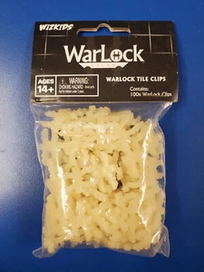 Warlock Tiles clips, bag of 100 clips, wizkids, 4d tiles, new - Picture 1 of 1