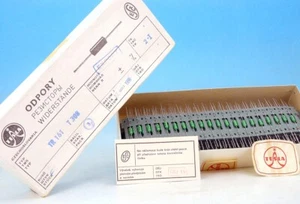 200 x 46.4K Ohm 0.25W 0.5% TESLA TR161 Low Noise Precise Metal Film Resistor - Picture 1 of 4