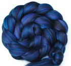 RAVEN Merino and Tussah Silk Blend Combed Top Wool Roving for Spinning, Felting